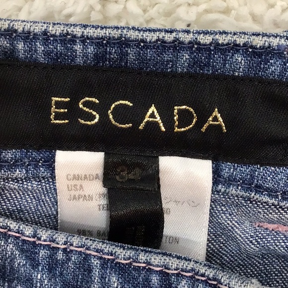 Escada vintage buttons and bows jeans 34/4 - Picture 2 of 12